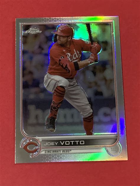 Topps Chrome Joey Votto Refractor Cincinnati Reds Ebay