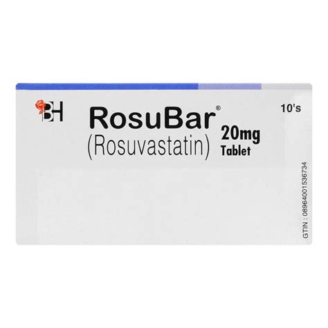 Order Barrett Hodgson Rosubar Tablet Mg Pack Online At Best