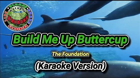 Build Me Up Buttercup The Foundation Karaoke Version YouTube