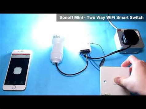 Sonoff Mini Two Way WiFi Smart Switch Installation Guide YouTube