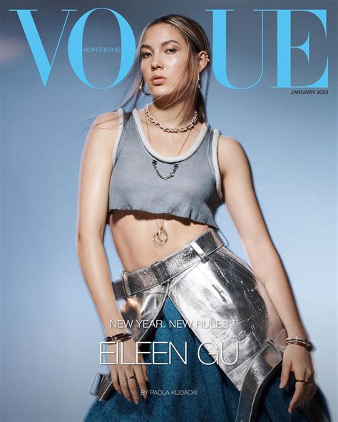 Eileen Gu In Vogue Hong Kong January By Paola Kudacki Anne Of