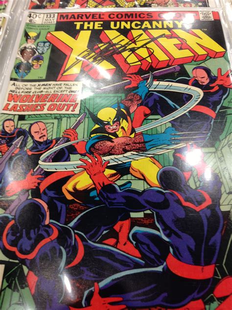 Uncanny X Men Signed By Writer Chris Claremont St Wolverine Vs