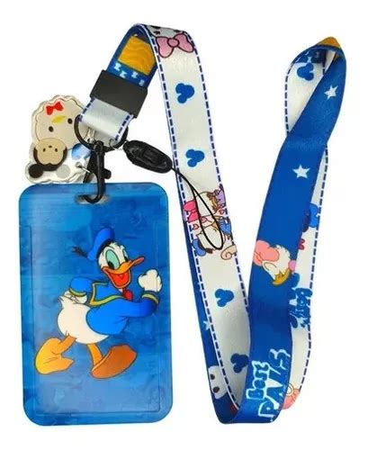 Porta Credencial Lanyard Disney Donald