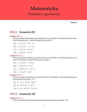 Matematyka IC Zadania WSB Studocu