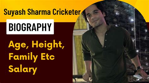 Suyash Sharma Cricketer Biography: Age, Height, Family Etc - Musik ...