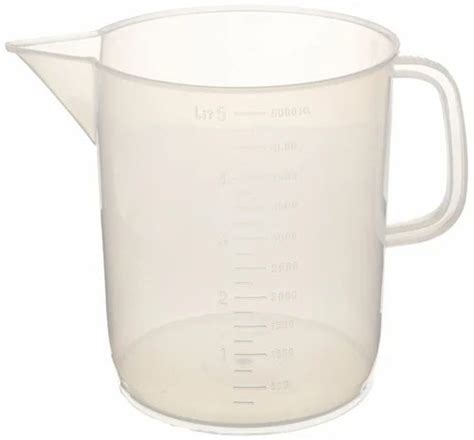 Measuring Mug 5000 Ml Or 5 Ltr Polypropylene Plastic Transparent For