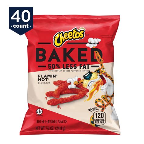 Buy Baked Cheetos Crunchy Flamin Hot Cheese Flavored Snacks 0 875 Oz