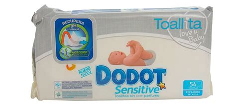 Prueba gratis toallitas Dodot Sensitive I Love U Baby