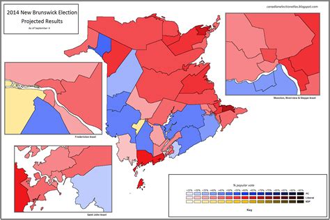 Canadian Election Atlas: 2014 New Brunswick Election Projection #1 (Sept 4)