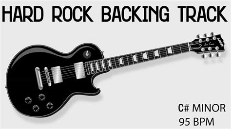 Hard Rock Backing Track C Minor 95 Bpm Youtube