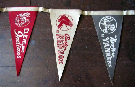 Vintage Baseball pennant banner