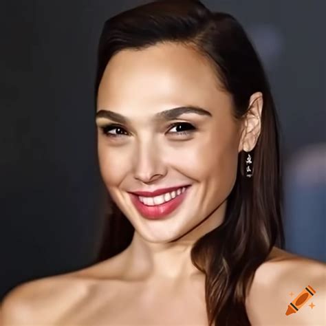 Portrait Of Actress Gal Gadot With Platinum Blond Hair On Craiyon