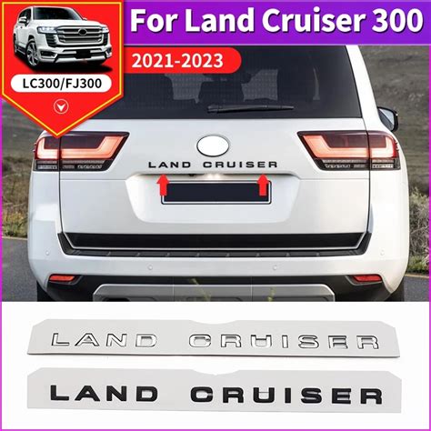 For 2021 2023 Toyota Land Cruiser 300 Lc300 VXR GXR 3D Letter Sticker