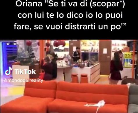 SE TI VA DI SCOPA CON LUI PUOI Oriana GFVip Solopornoitaliani