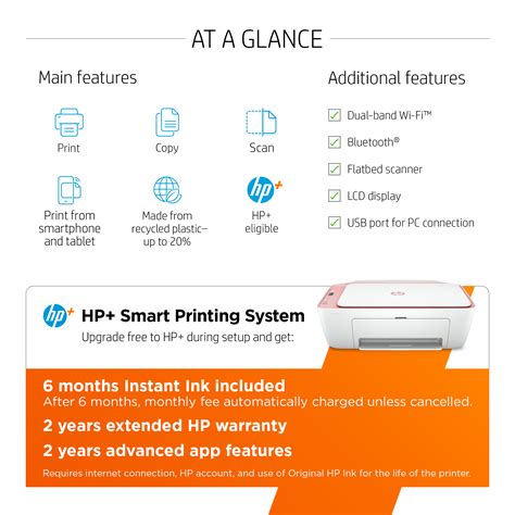 Hp Deskjet 2742e Wireless Color All In One Inkjet Printer Himalayan Pink With 6 Months Instant