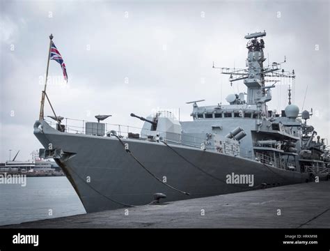 Royal Navy Type 23 Frigate, HMS Portland Stock Photo - Alamy