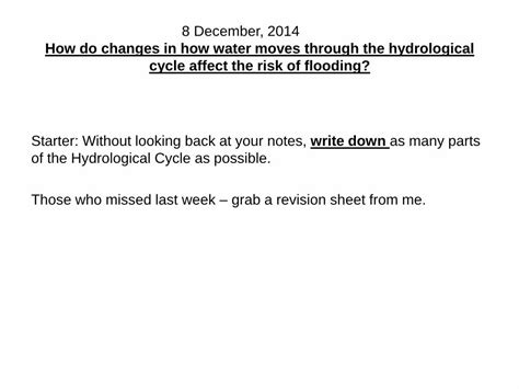 PDF Lesson 11 Changes In Hydrological Cycle DOKUMEN TIPS