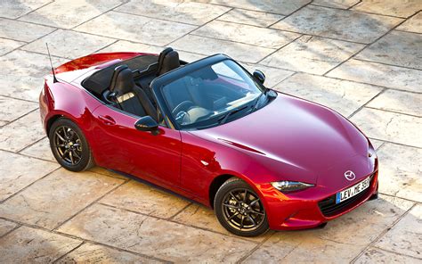 Fondos de Pantalla 1920x1200 2015 Mazda MX 5 Rojo Metálico Cabriolé