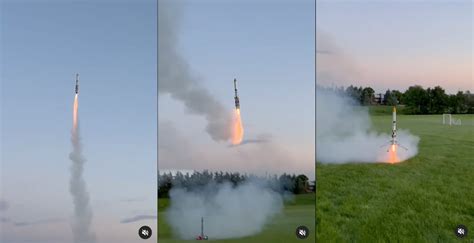 Model Rocket Replica Of Falcon 9 Makes Successful Landing - borninspace