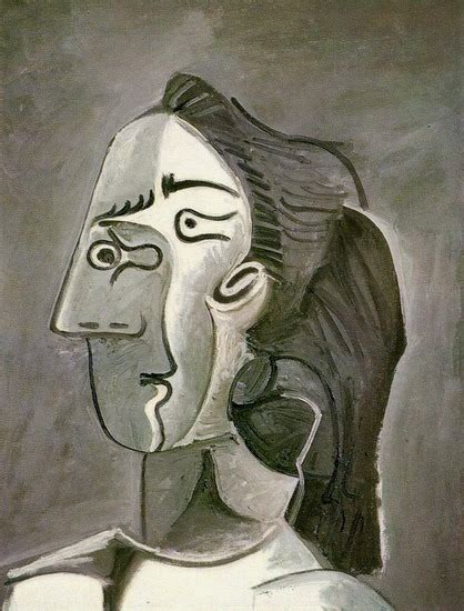 Pablo Picasso — Head Of A Woman Jacqueline 1962