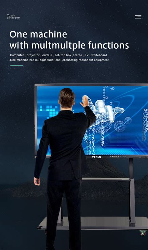 Panel Plano Interactivo De 86 Pulgadas Pantalla Digital Inteligente