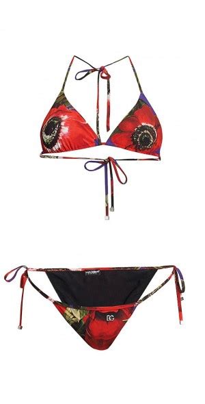 Dolce Gabbana Women S Floral String Bikini