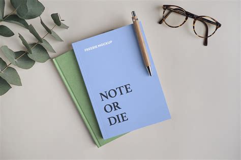 Notebook with Pen Mockup — Mr.Mockup | Graphic Design Freebies