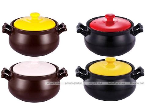Кастрюля керамическая Wellberg 1,8л с ручками и крышкой по лучшей цене ...