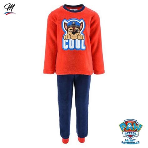 La Patrulla Conjunto De Pijama Polar Para Ni O Chase Cool