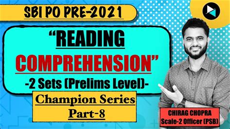 Reading Comprehension For Sbi Po Ibps Po Champion Series