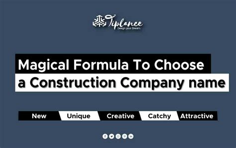 Catchy Construction Company Names Ideas Suggestion Tiplance