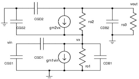 High Frequency Model Of Cascode Amplifier Download Scientific Diagram