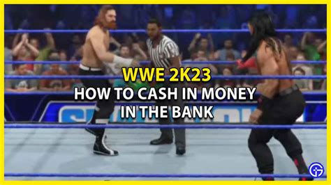 How To Cash In Money In The Bank Briefcase In WWE 2K23