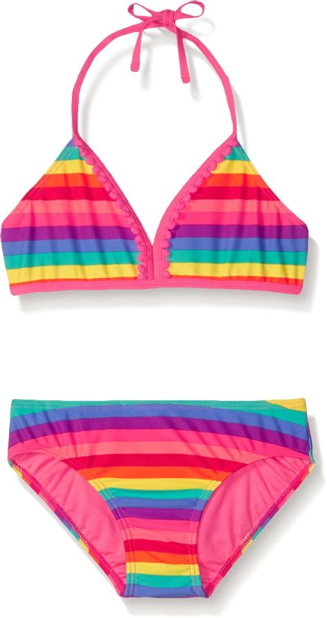 Freestyle Bikini de Dos Piezas para niñas Grandes Multicolor 8 Amazon mx Ropa