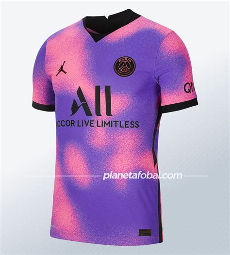 Cuarta Camiseta Del PSG 2021 X Jordan