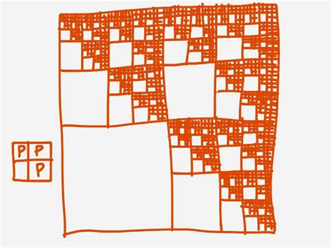 365 Days of Pattern: Square-based fractal pattern