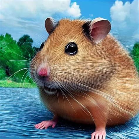 A Giant Hamster Boat Photorealistic Stable Diffusion Openart