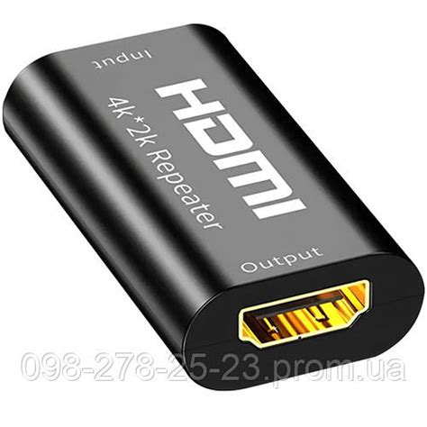 Купить HDMI репитер усилитель 4K видеосигнала до 40 метров Addap HRE-01 ...