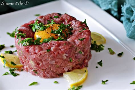 Tartare Di Manzo Tradizionale Secondo Di Carne La Cucina Di Asi