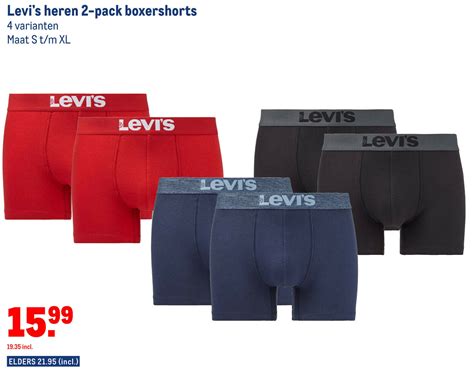 Levi S Heren 2 Pack Boxershorts Aanbieding Bij Makro