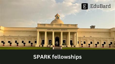 IIT Roorkee | Applications for SPARK fellowships, Apply Now!