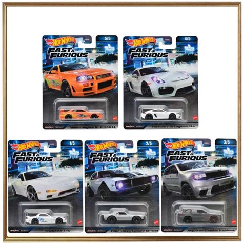Hot Wheels Premium Fast Furious Mitsubishi Eclipse Nissan Skyline R Bcnr Acura NSX