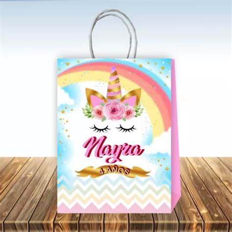 Bolsas Cumplea Os Personalizadas Unicornio Unidades