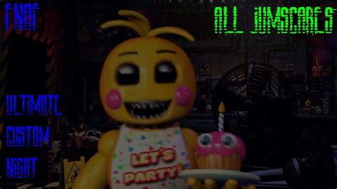 Fnaf Ultimate Custom Night All Jumscares Secret Animatronic Jumpscares