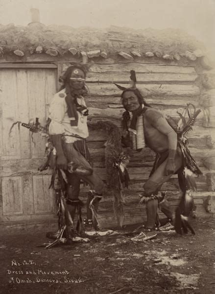 Omaha Sioux Dancers Photograph Wisconsin Historical Society American Indian History