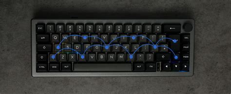 EPOMAKER EK ISO Layout RGB Mechanical Keyboard With Rotary Control Hot Swappable Triple