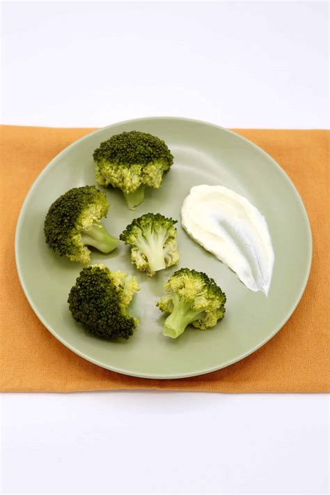 Fleurettes de brocoli et fromage frais Cuisinez pour bébé