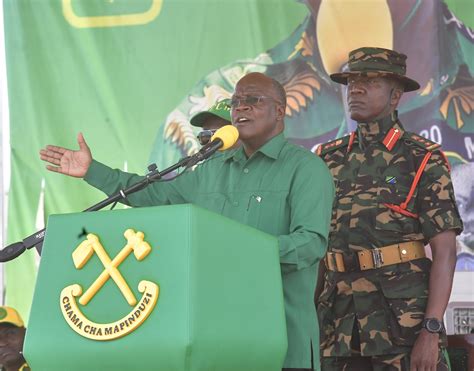 Mgombea Urais Kupitia Tiketi Ya Chama Cha Mapinduzi CCM Rais Dkt John