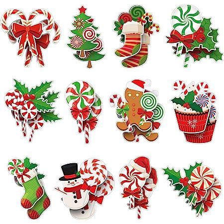 Amazon Whaline Pcs Christmas Refrigerator Magnet Reflective