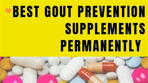 Gout prevention Supplements